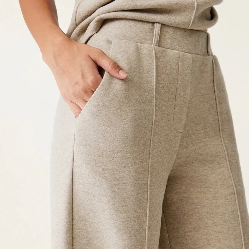 OGL High Waisted Straight Leg Pull On Pant - Black XS - Picture 11 of 13